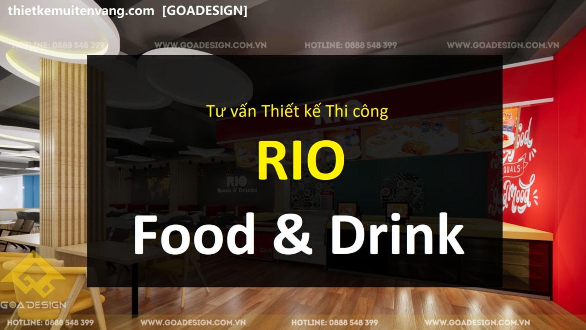Rio Food&Drinks : mô hình thiết kế khu ăn uống tiện ích cho mùa dịch Covid 19